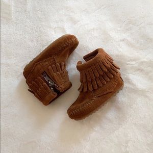 Minnetonka Double Fringe Boots